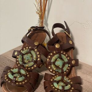 Miu Miu calzature Donna buffalo antic Sandals